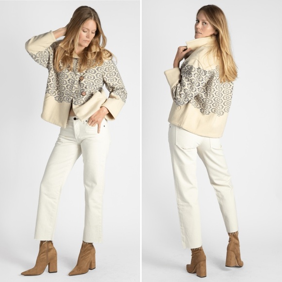 NWT Alix of Bohemia Western Lapis Trellis Jacket Size Large - Picture 12 of 16